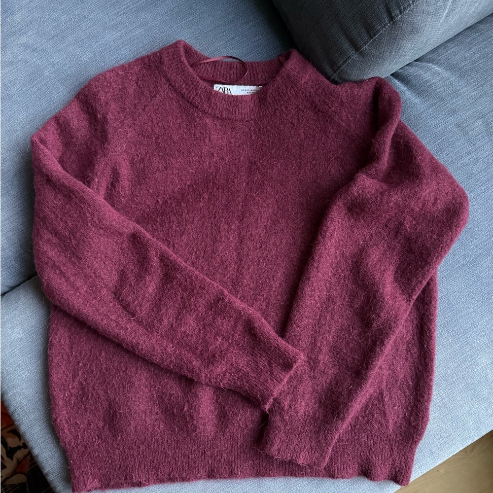 Zara Burgundy sweater